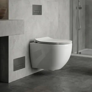 AXA Glomp WC šolja konzolna rimless bela 0201201, dimenzije 37 × 32,5 × 46 cm