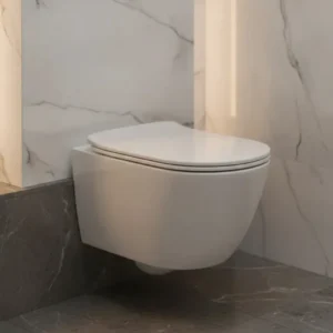 AXA Eva WC šolja konzolna rimless bela 8801001, dimenzije 36 × 39 × 55 cm