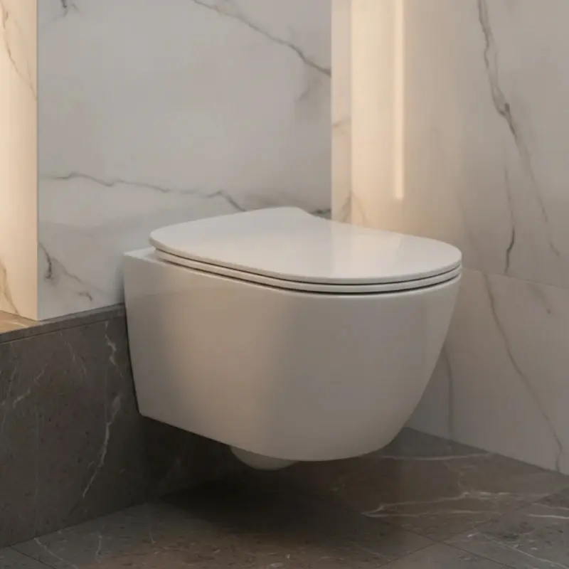AXA Eva WC šolja konzolna rimless bela 8801001, dimenzije 36 × 39 × 55 cm