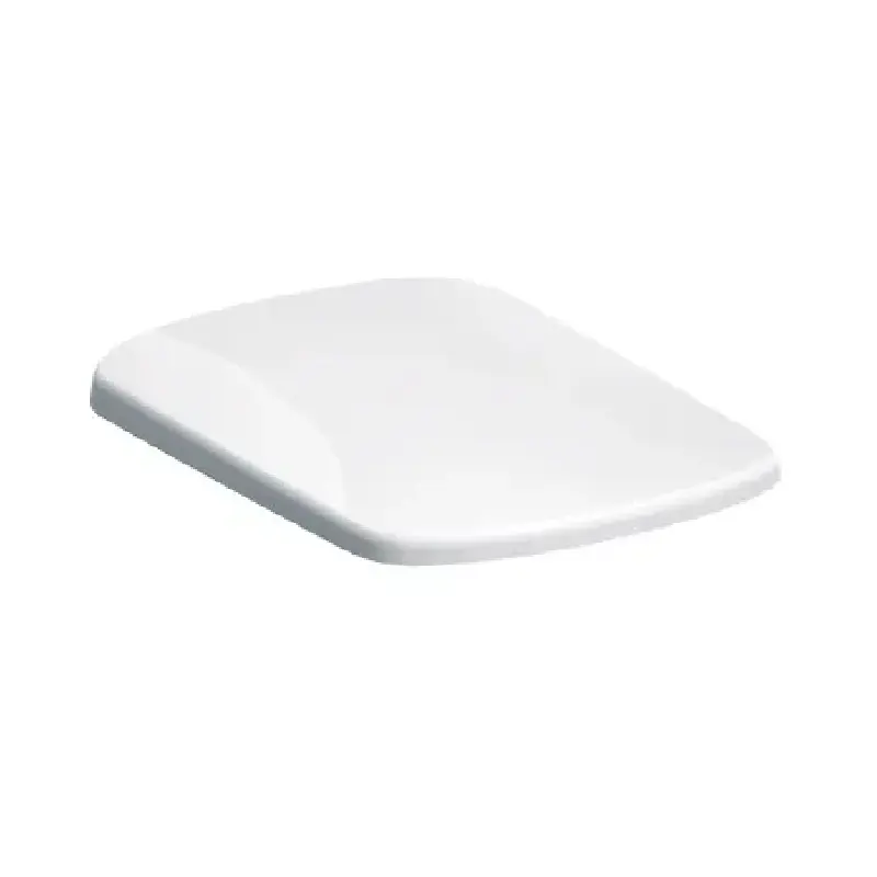 GEBERIT Selnova Square WC daska 500.338.01.1 u beloj boji, od duroplasta, sa metalnim šarkama i dimenzijama 35,5 × 5 × 45 cm