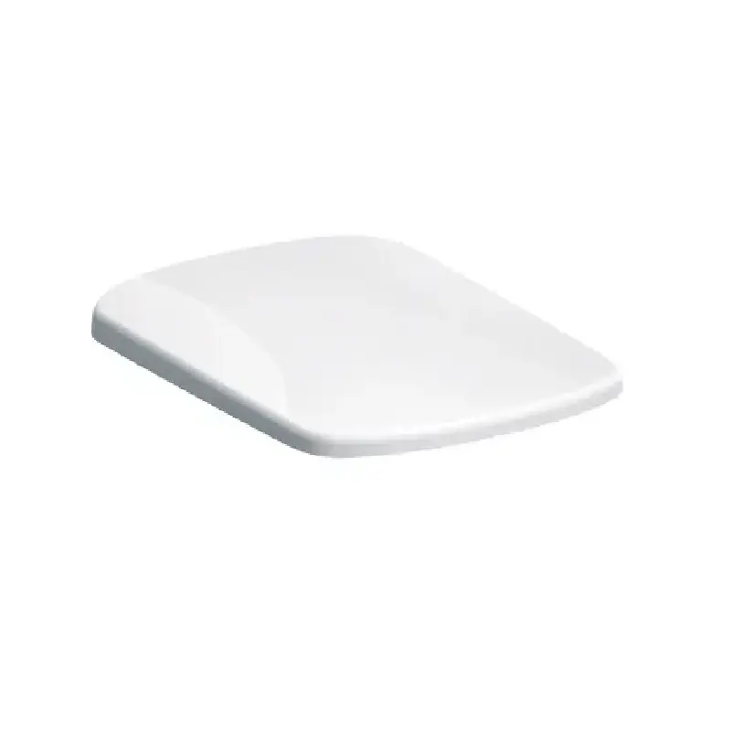GEBERIT Selnova Square Slim WC daska soft-close 500.334.01.1 u beloj sjajnoj boji, od duroplasta, dimenzija 35,5 × 4,5 × 45 cm