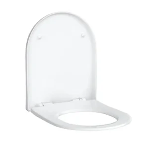 GEBERIT Acanto WC daska soft-close Quick Release 500.605.01.2 u beloj sjajnoj boji, od duroplasta, dimenzija 35,5 × 5 × 43,5 cm