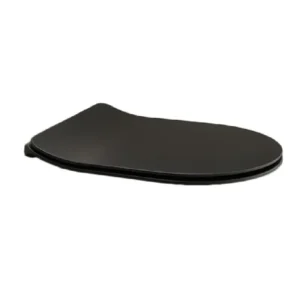 AXA Glomp WC daska soft close 319107 crna, dimenzije 36,5 × 4 × 44,5 cm, WC daska sa poklopcem za kupatilo