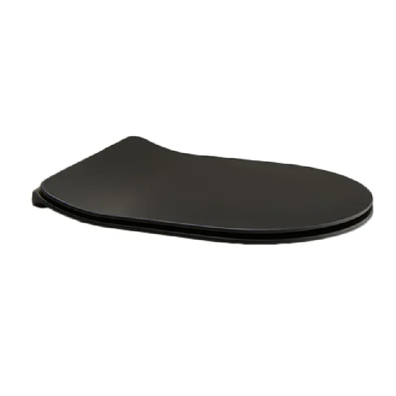 AXA Glomp WC daska soft close 319107 crna, dimenzije 36,5 × 4 × 44,5 cm, WC daska sa poklopcem za kupatilo