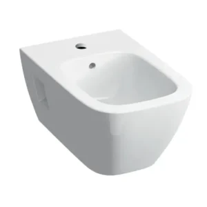 GEBERIT Selnova Square konzolni bide 501.547.01.1 bela sanitarna keramika, dimenzije 35 × 26 × 54 cm, bide za kupatilo
