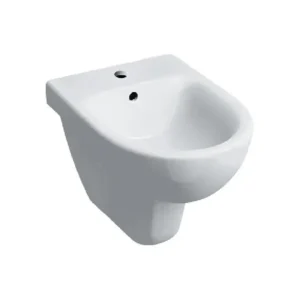 GEBERIT Selnova konzolni bide 500.264.01.1 bela sanitarna keramika, dimenzije 35 × 34,5 × 53 cm, bide za kupatilo