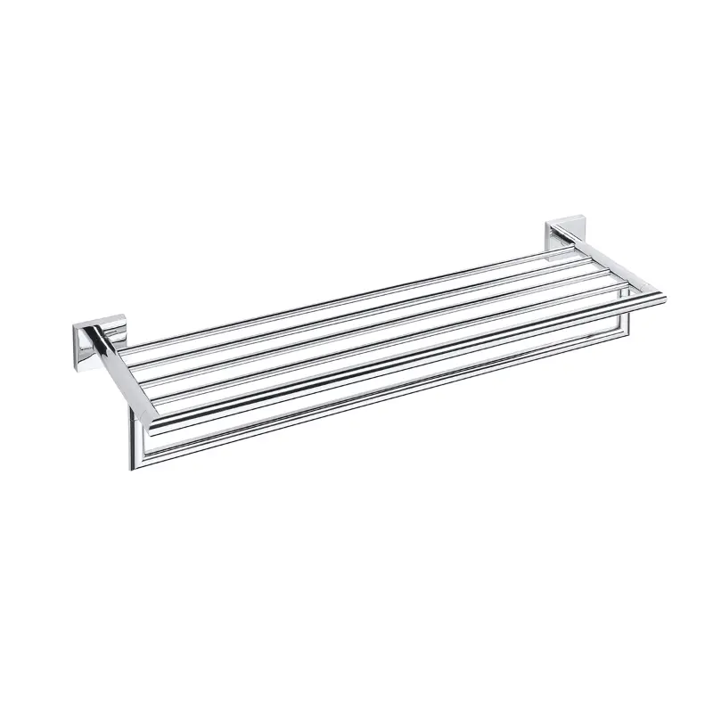 BEMETA Beta držač peškira 600 mm sa šipkom 132205072, mesing, srebrna boja, dimenzije 65,5 × 10,6 × 21,5 cm