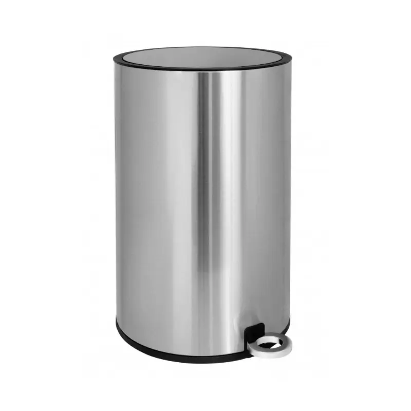 MINOTTI Concept kanta za otpatke 12 L C-07-012-CO, nerđajući čelik, srebrna hrom/saten završna obrada, soft close poklopac