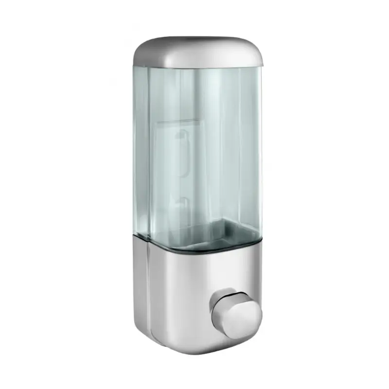 MINOTTI dozator za tečni sapun 500 ml WT-703, ABS plastika, hrom završna obrada, zidna montaža