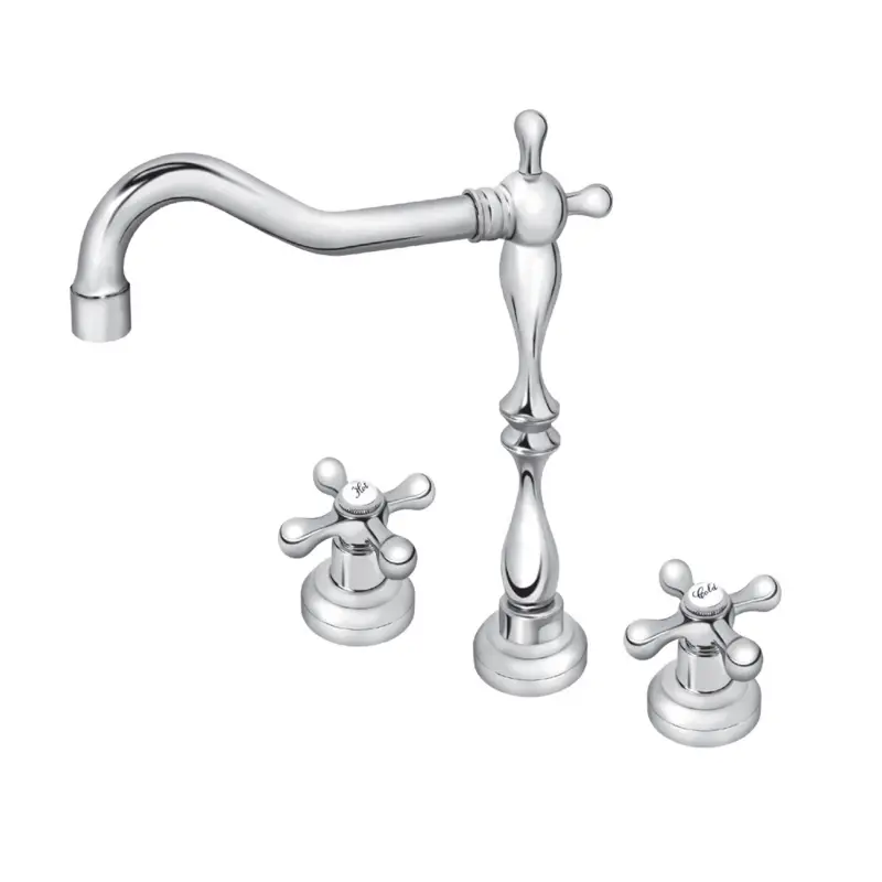 Rosan Nostalgija N20102 slavina za lavabo tri rupe retro hrom