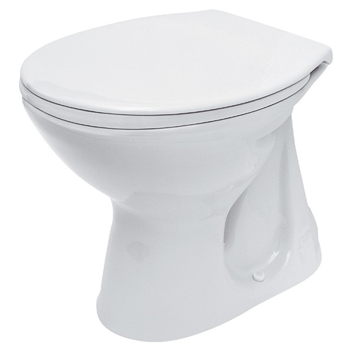 Podna WC šolja klasičnog dizajna u beloj boji