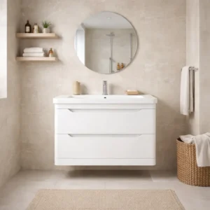 Lavabo sa ormaricem Pino Art Soft 65 cm bela