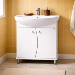 Lavabo sa ormaricem Pino Art Mond 75 cm bela