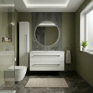 Lavabo sa ormaricem Pino Art Sigma 120 cm bela