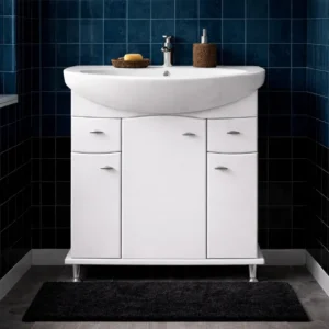 Lavabo sa ormaricem Pino Art Mond 85 cm bela