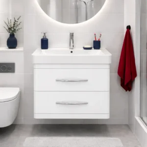 Lavabo sa ormaricem Pino Art Luxor 80 cm bela