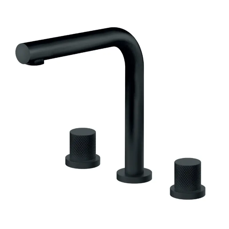 Rosan S2 Black 230309B slavina za lavabo podgradna crna