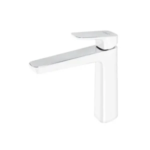 Rosan Stolz White 130109W slavina za lavabo visoka bela
