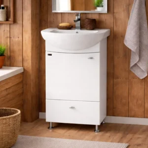 Lavabo sa ormaricem Pino Art Mond 45 cm bela