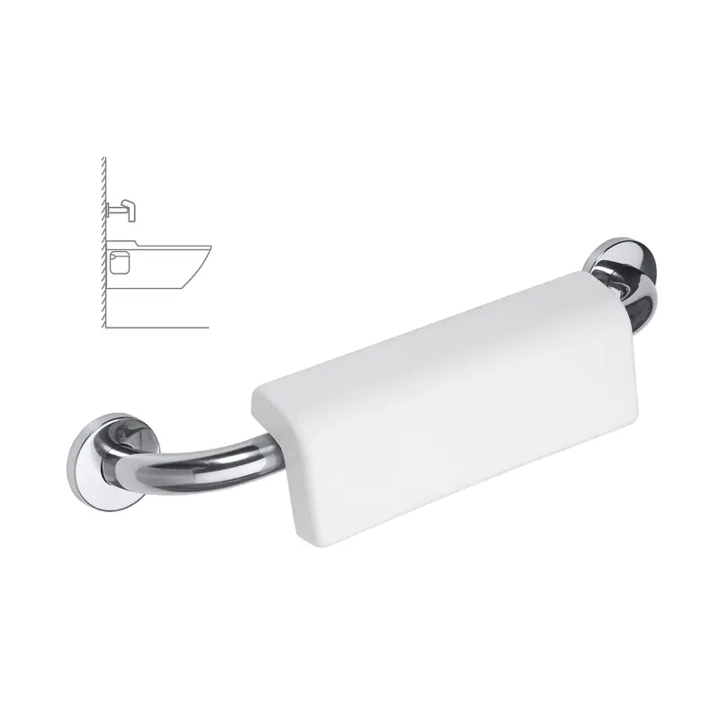 BEMETA Help naslon za leđa sa rukohvatom 500 mm 301100501-o srebrna