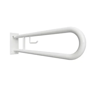 BEMETA Help U rukohvat sklopivi 813 mm beli sa držačem rolopapira 301102284 za kupatila bez barijera, dimenzije 10 × 25 × 82.9 cm
