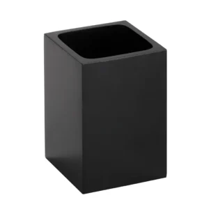 BEMETA Gamma držač čaše crni 145611310, dimenzije 7.5 × 11.5 × 7.5 cm, za prostor oko lavaboa i kupatila