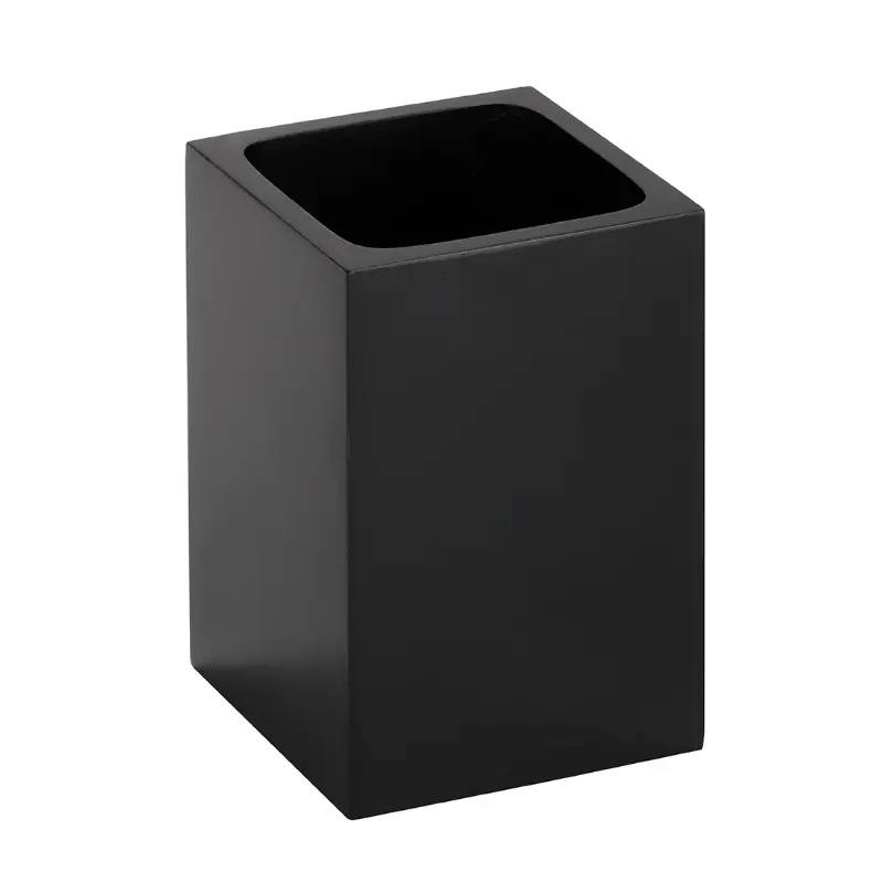 BEMETA Gamma držač čaše crni 145611310, dimenzije 7.5 × 11.5 × 7.5 cm, za prostor oko lavaboa i kupatila