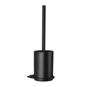 BEMETA Galla WC četka 108113010, zidna montaža, crna mat i zlatno-bakarna boja, dimenzije 10.5 × 36 × 11.9 cm