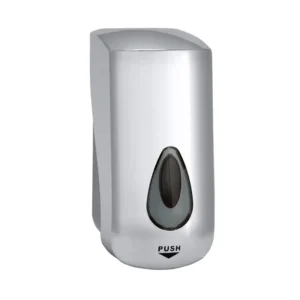 BEMETA Hotel dozator sapuna 1000 ml 121209037, sivo-srebrna boja, plastika, dimenzije 11.5 × 24.5 × 11 cm