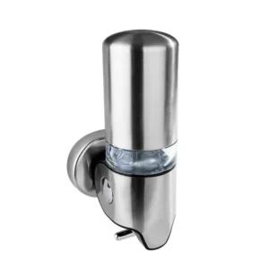 BEMETA Hotel dozator sapuna 350 ml 151109015, mat hrom, mesing, nerđajući čelik i plastika, dimenzije 12.5 × 24 × 10 cm