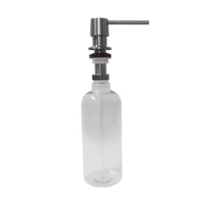 BEMETA Hotel ugradni dozator sapuna 1100 ml 152109143, mat hrom, nerđajući čelik, mesing i plastika, dimenzije 4.8 × 34 × 12 cm
