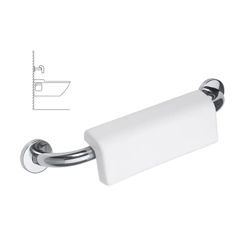 BEMETA Help naslon za leđa sa rukohvatom 500 mm 301100501-o srebrna
