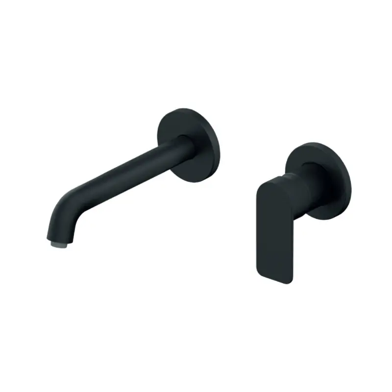 Rosan S2 Black 231402B slavina za lavabo uzidna crna