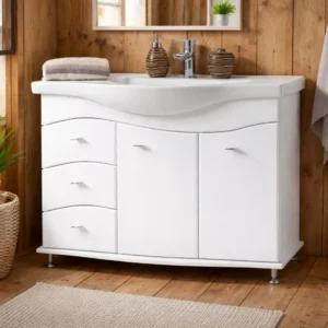 Lavabo sa ormaricem Pino Art Mond 105 cm bela