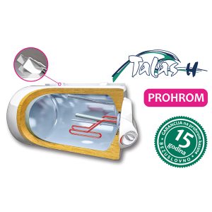 Talas-H bojler sa presekom prohromskog kazana i grejačem – garancija 15 godina