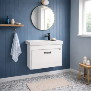 Lavabo sa ormaricem Pino Art Isik 60 cm bela