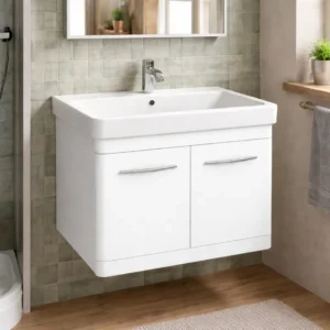 Lavabo sa ormaricem Pino Art Luxor 80 cm bela