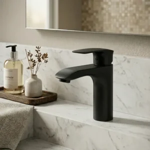 Herz Unitas Elite Black E11B slavina za lavabo