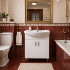 Lavabo sa ormaricem Đorđević Eco 75 cm bela