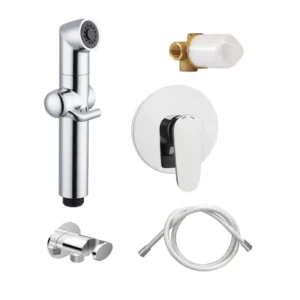 Herz Unitas Infinity UH00363 ugradni higijenski tuš set sa ručicom i crevom hrom