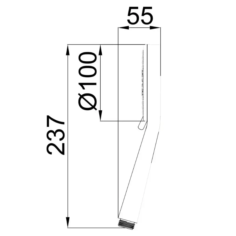 Herz Unitas Pure tuš ručica sa 3 mlaza (UH12050) - Slika 3