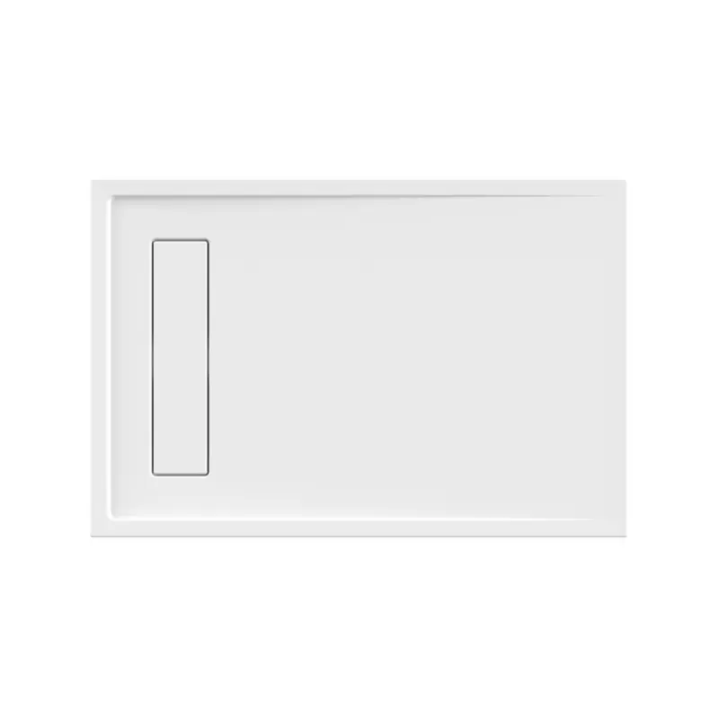 Aquaestil Omega pravougaona tuš kada 140×70 cm bela akrilna šifra 6034110