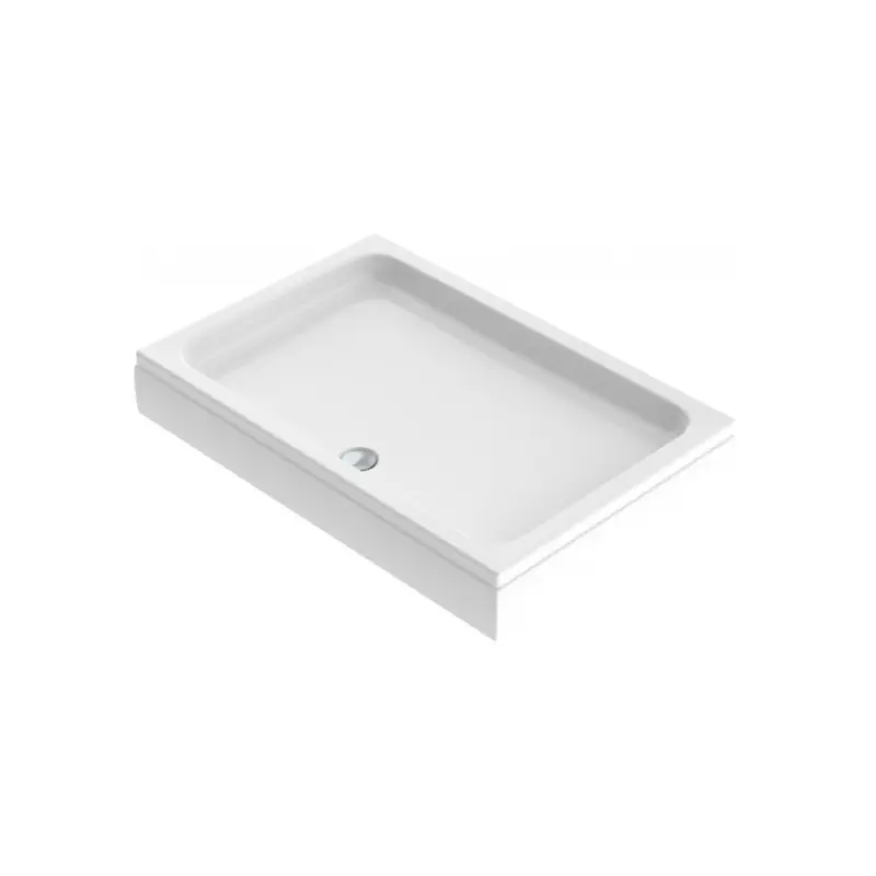 Aquaestil Odra pravougaona tuš kada sa oblogom 120×80 cm bela akrilna (6070600) - Slika 2