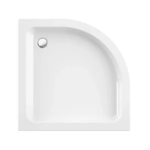 Aquaestil Lonja R80 polukružna tuš kada sa oblogom 80×80 cm bela akrilna šifra 6070040