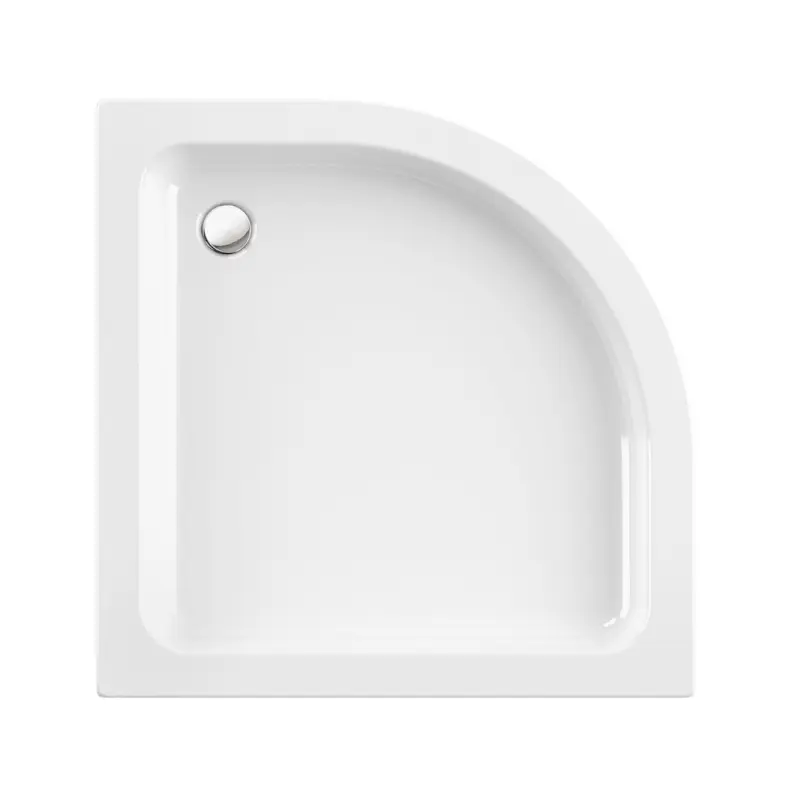 Aquaestil Lonja R90 polukružna tuš kada sa oblogom 90×90 cm bela akrilna šifra 6070030