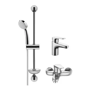 Herz Unitas Infinity UH00069 tuš set 3u1 sa tuš ružom, tuš ručicom i slavinom za kadu