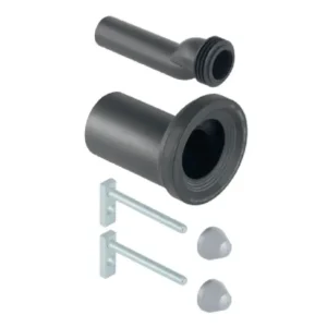 GEBERIT set priključaka za konzolnu WC šolju 405.116.00.1 sa ravnim PP priključkom Ø90 mm i 2 EPDM manžetne Ø90/110 mm