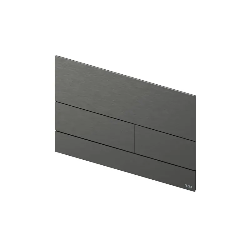 TECE Square II tipka crni hrom četkano 9240836