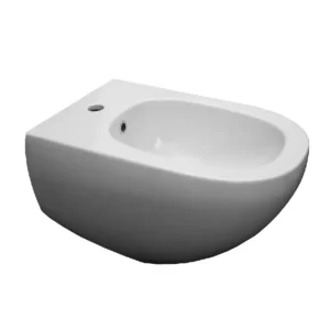 PEŠTAN Fluenta konzolni bide 40006909 bela sanitarna keramika, dimenzije 38 × 33 × 55 cm, bide za kupatilo