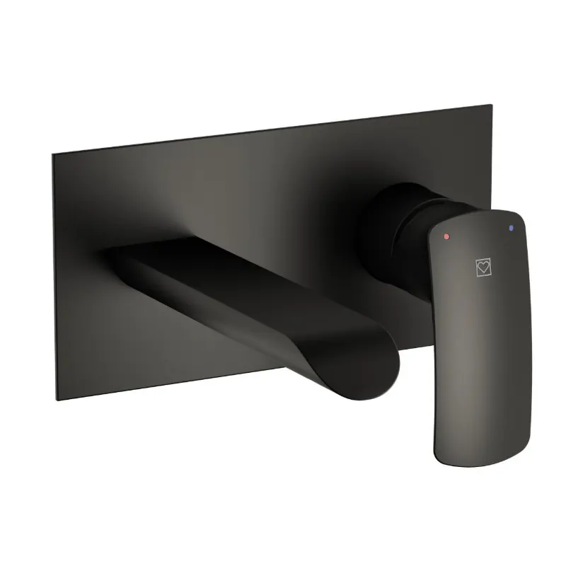 Unitas Elite Black E80B ugradna slavina za lavabo crna mat